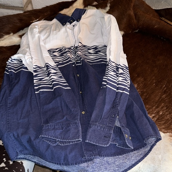 Vintage western button up express riders - Picture 2 of 4